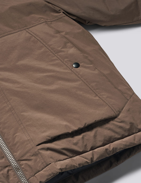 POLAR PUFFER JACKET - WOOD