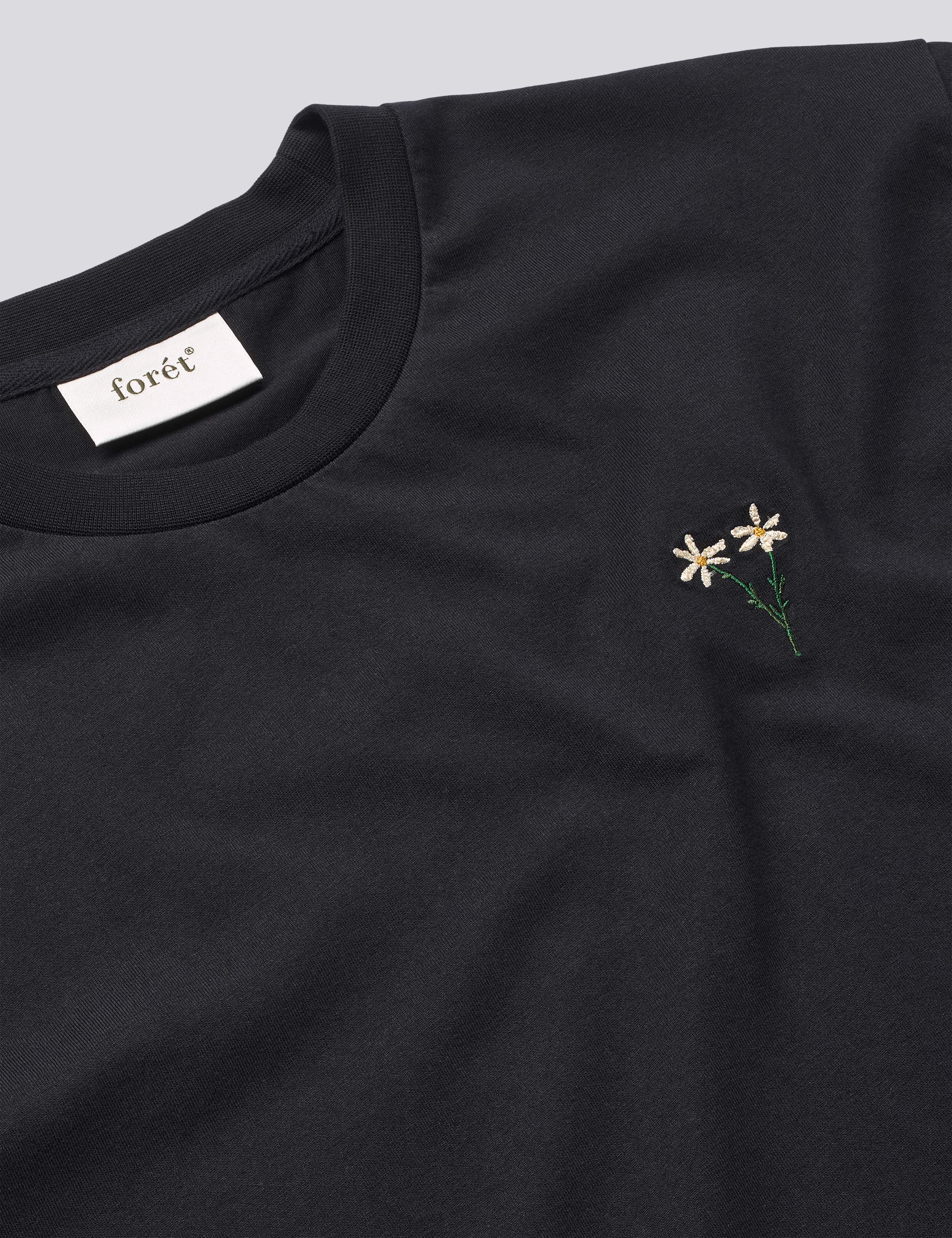 pois ポワ　blouse tee ブラック　新品未使用 POSY T-SHIRT - BLACK – foret