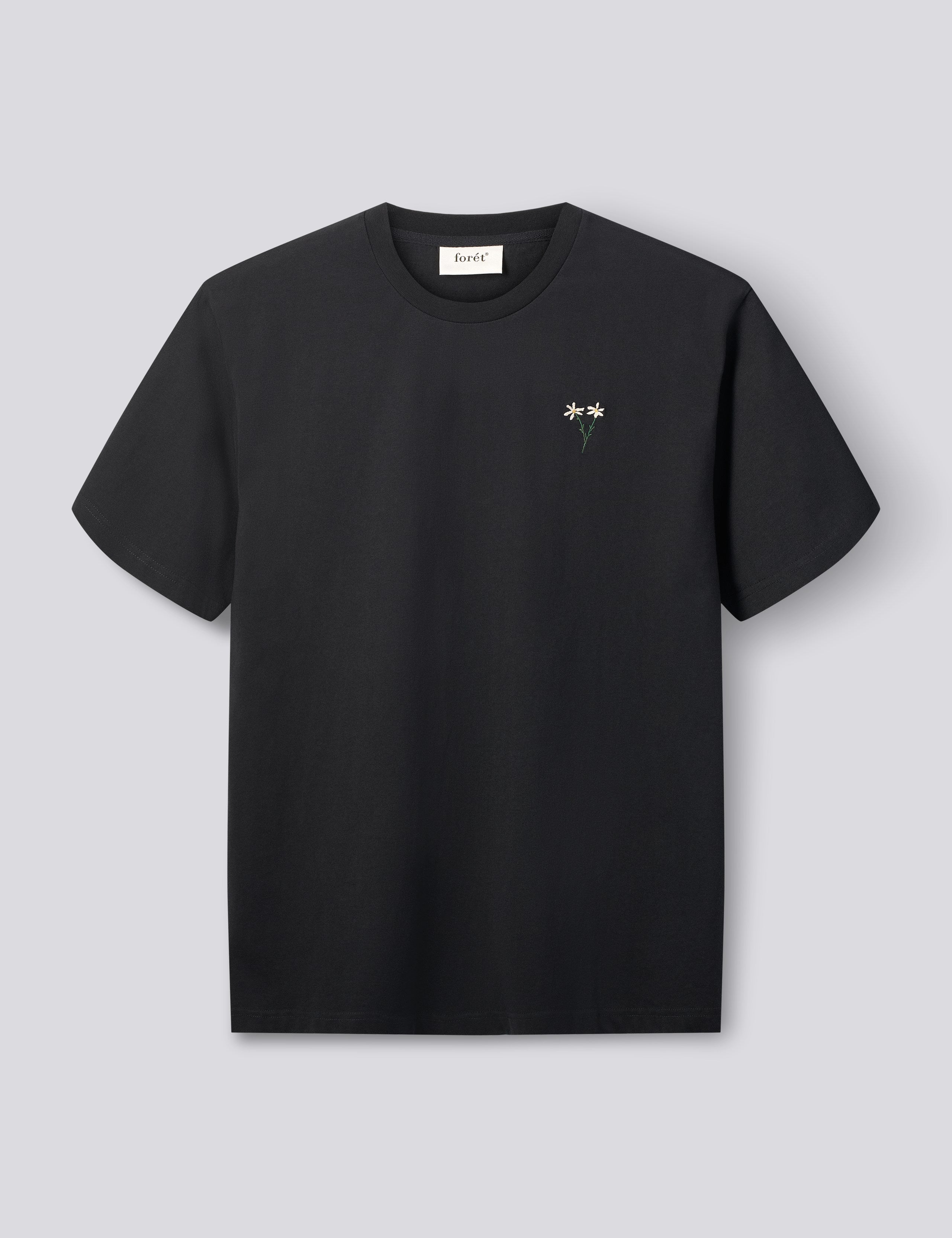 POSY T-SHIRT - BLACK – foret
