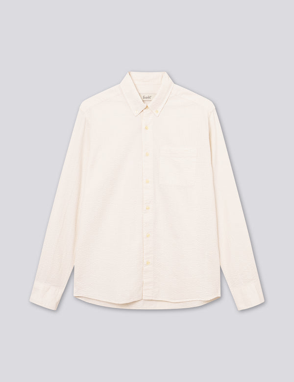 HORNET SEERSUCKER SHIRT - CLOUD