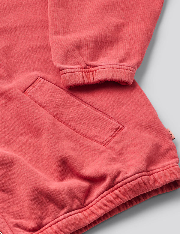 RANGER ZIP SWEAT JACKET - RED