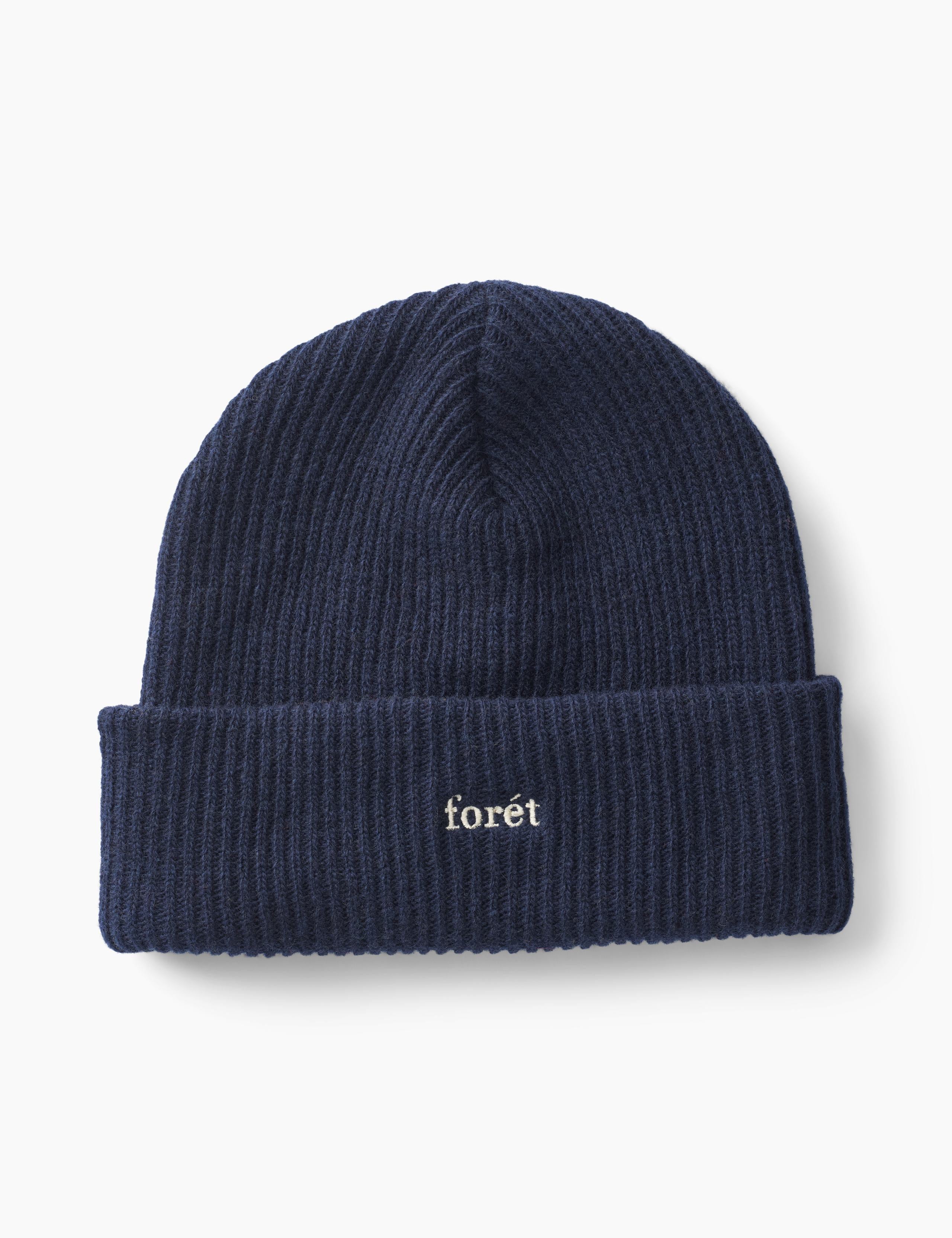 RELAX RIB BEANIE - NAVY
