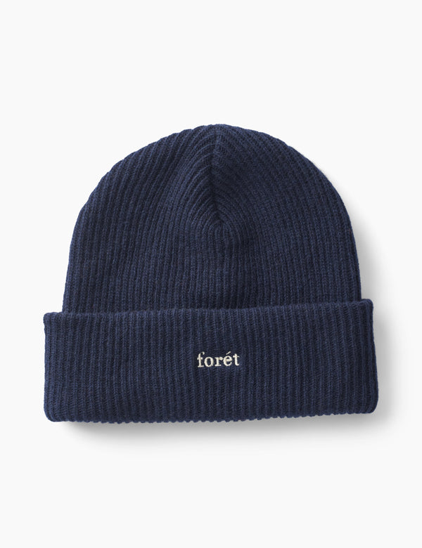 RELAX RIB BEANIE - NAVY