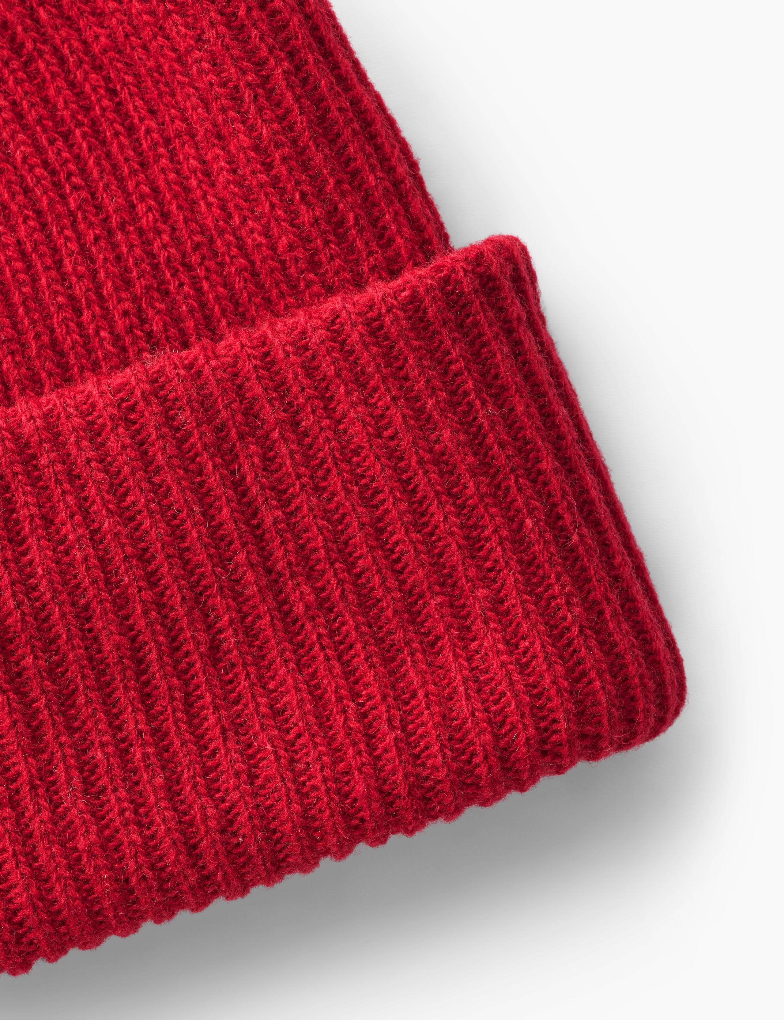 RELAX RIB BEANIE - RED