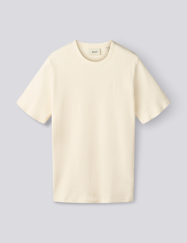 RIB T-SHIRT - CLOUD