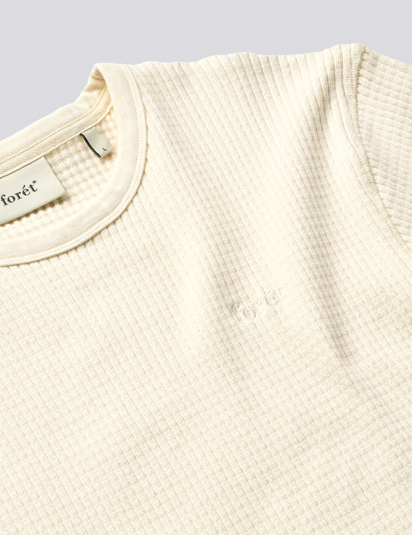 RIB T-SHIRT - CLOUD
