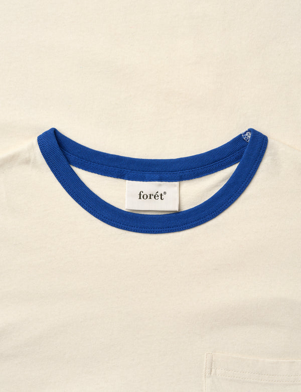 RINGER T-SHIRT - CLOUD