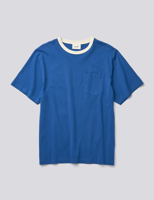 RINGER T-SHIRT - BLUE