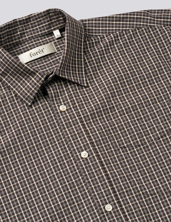 SCOUT POPLIN RELAXED FIT SHIRT - MOLE CHECK