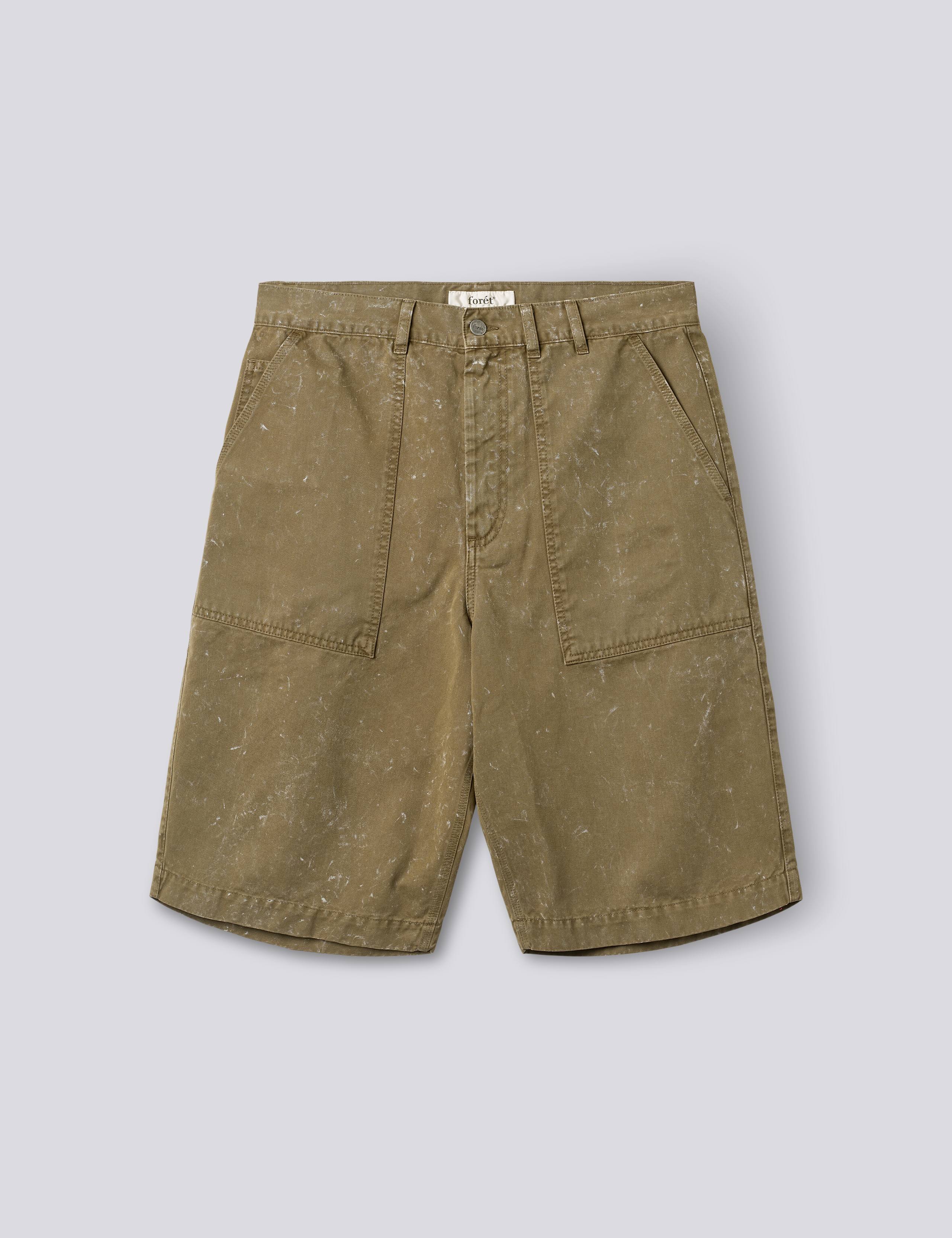 SEARCHER SHORTS - ANTIQUE ARMY – foret