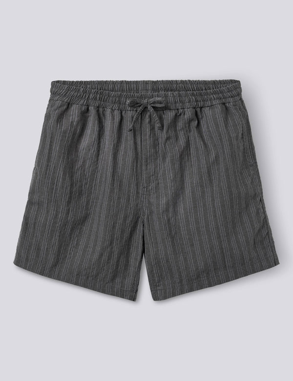 SHIFT TEXTURED SHORTS - BLACK STRIPE