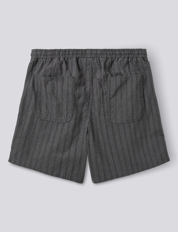 SHIFT TEXTURED SHORTS - BLACK STRIPE