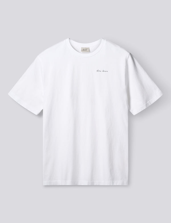 SLOW DOWN T-SHIRT - WHITE