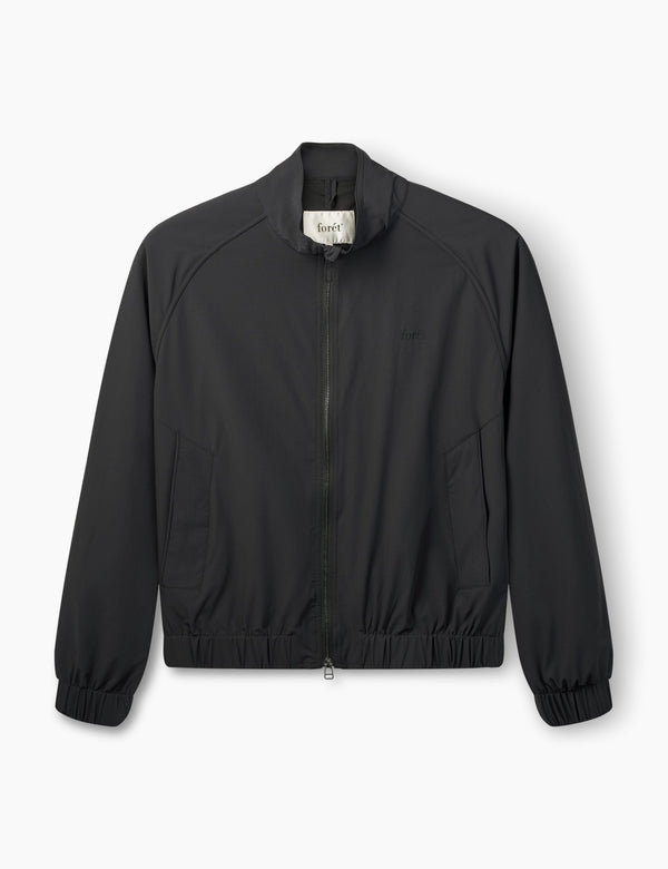 STREAM TRACK JACKET - BLACK