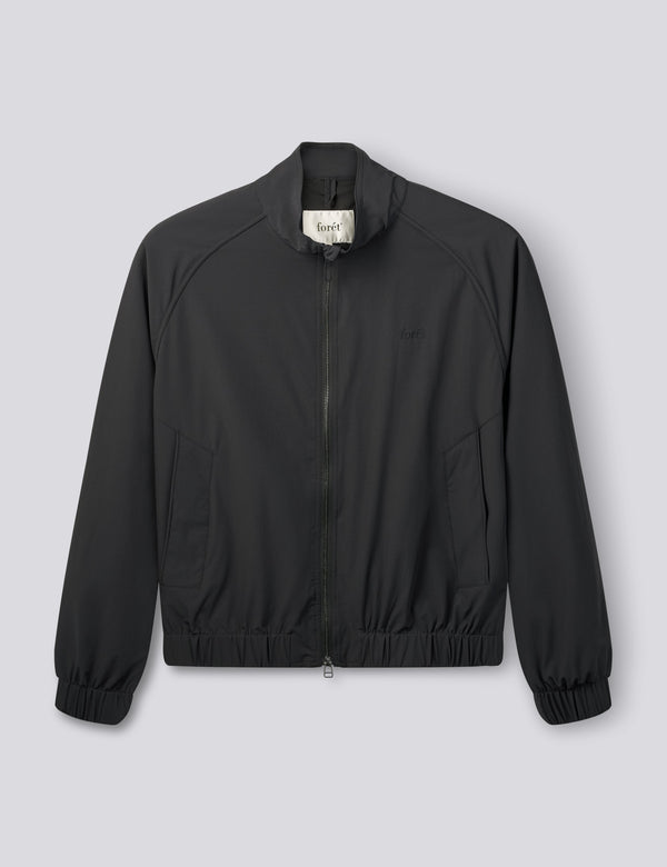 STREAM TRACK JACKET - BLACK