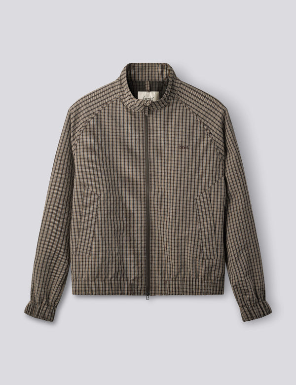 STREAM TRACK JACKET - WOOD CHECK