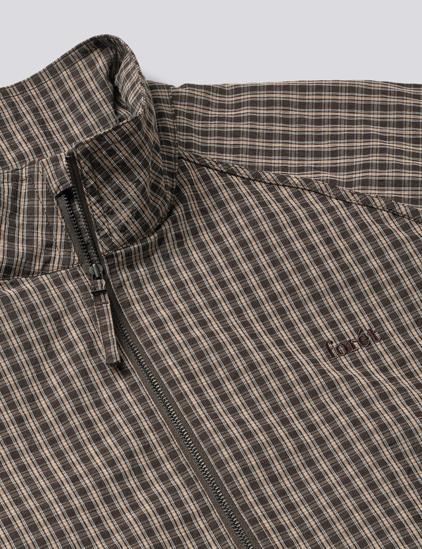 STREAM TRACK JACKET - WOOD CHECK