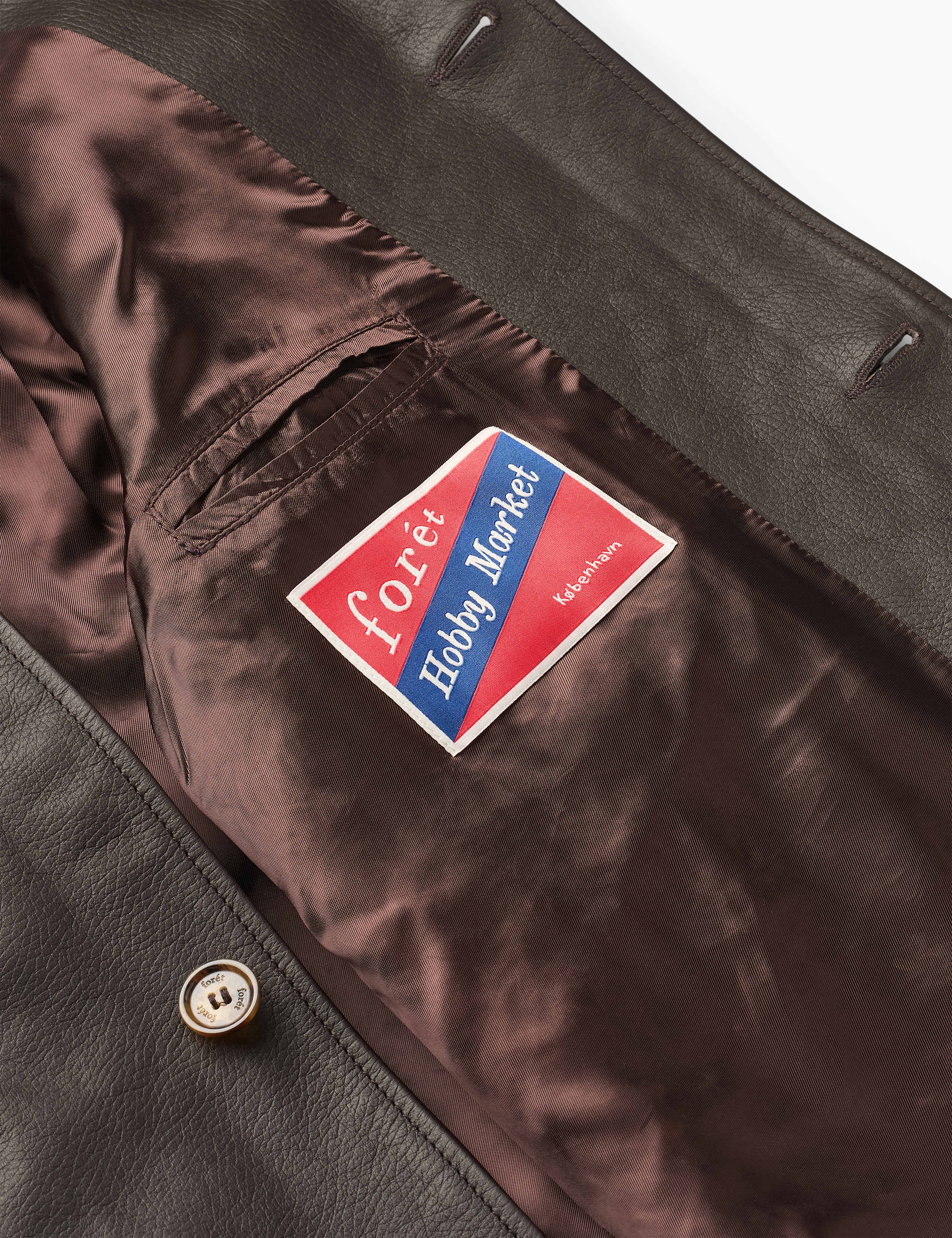 SUNRAY LEATHER JACKET - BROWN