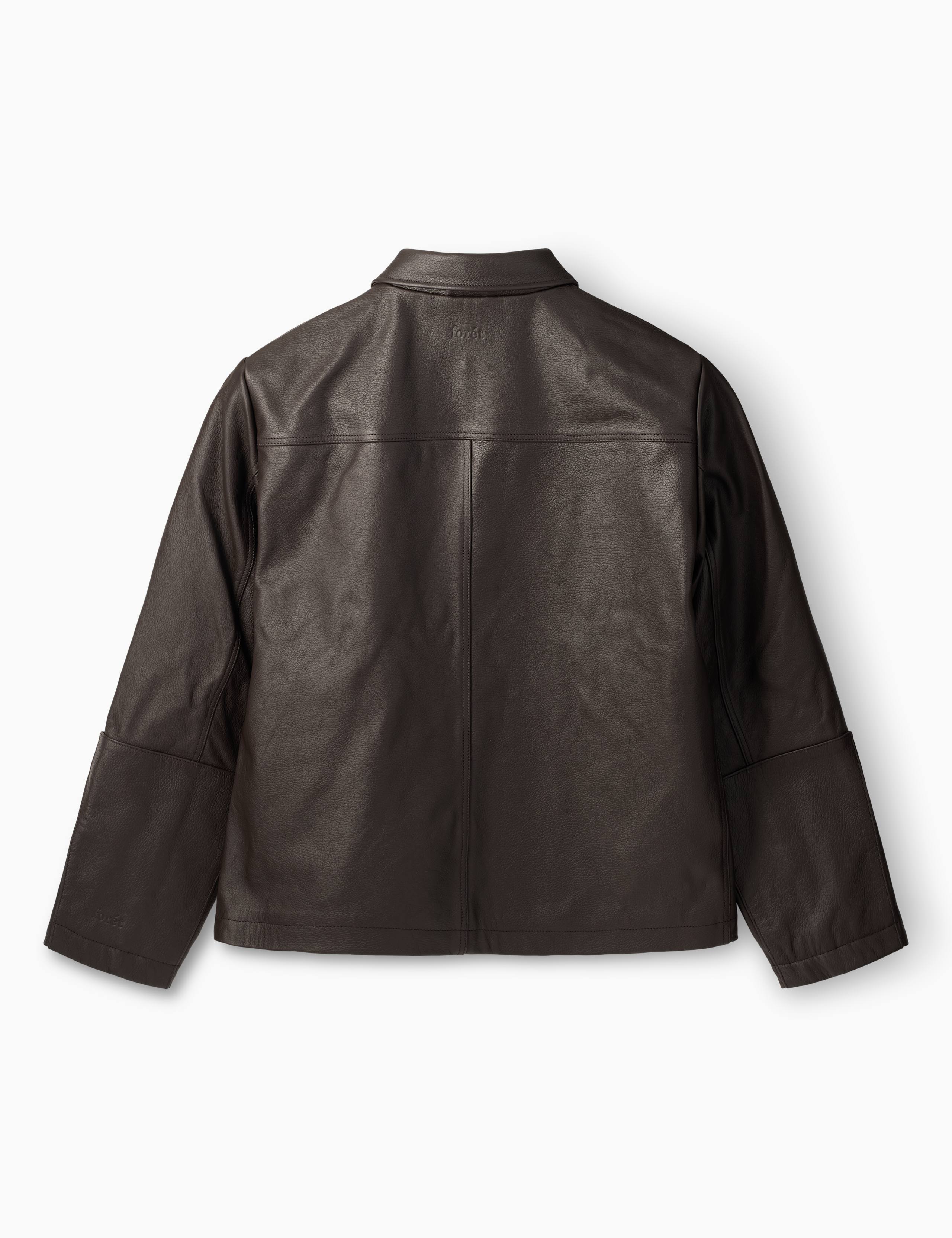 SUNRAY LEATHER JACKET - BROWN