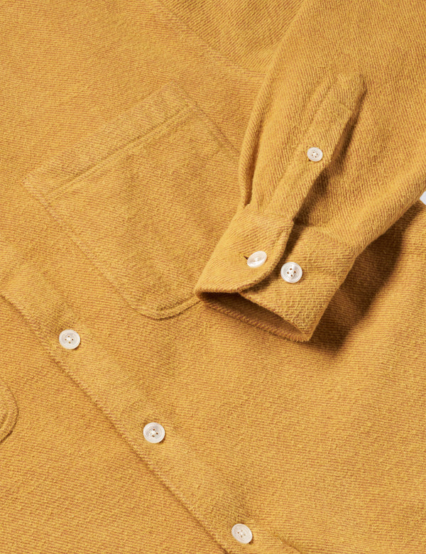 MOON RELAXED FIT OVERSHIRT - YELLOW