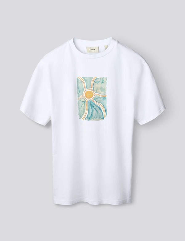SUN T-SHIRT - WHITE SUNSHINE