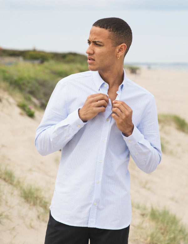 LIFE SHIRT - WHITE/LIGHTBLUE