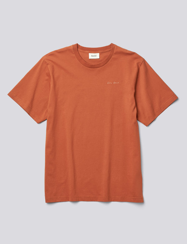 SLOW DOWN T-SHIRT - SUMAC RED