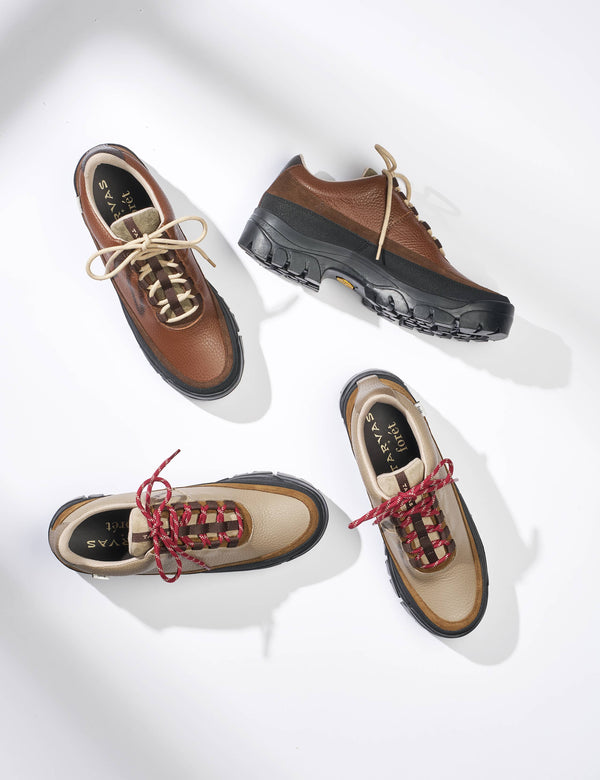 FORÉT + TARVAS EASY HIKER LEATHER - KHAKI