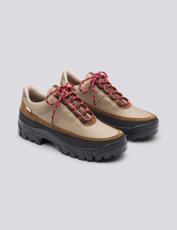 FORÉT + TARVAS EASY HIKER LEATHER - KHAKI