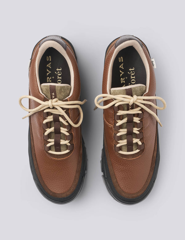 FORÉT + TARVAS EASY HIKER LEATHER - BROWN