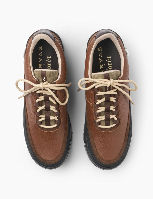 FORÉT + TARVAS EASY HIKER LEATHER - BROWN