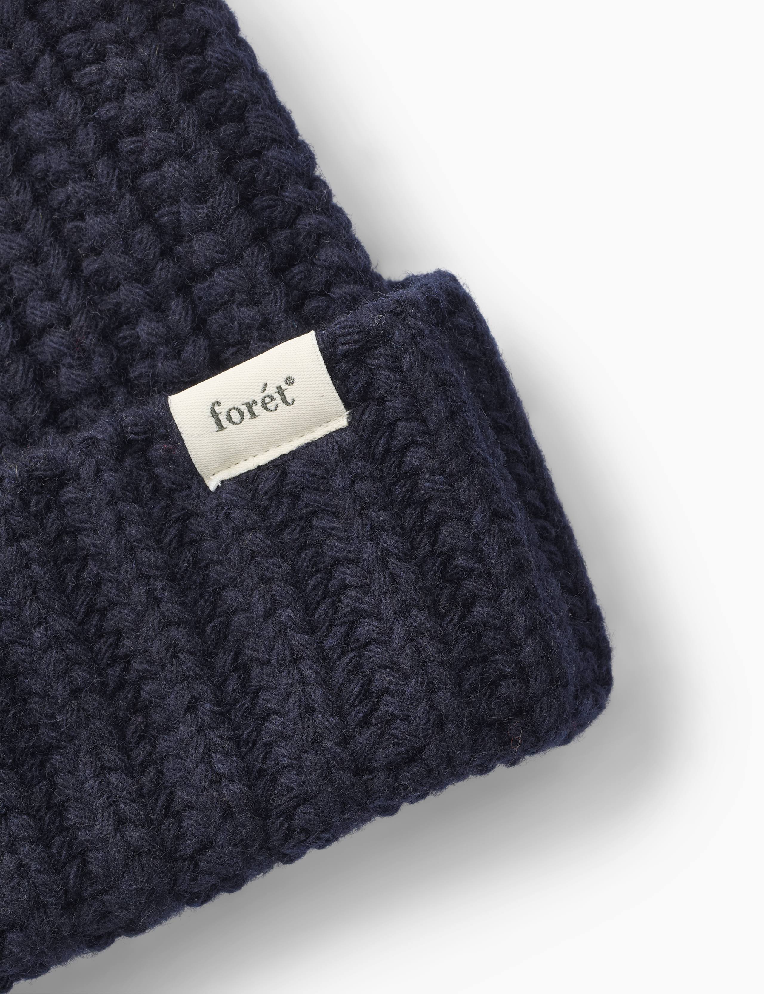 TRIP CHUNKY RIB BEANIE - NAVY