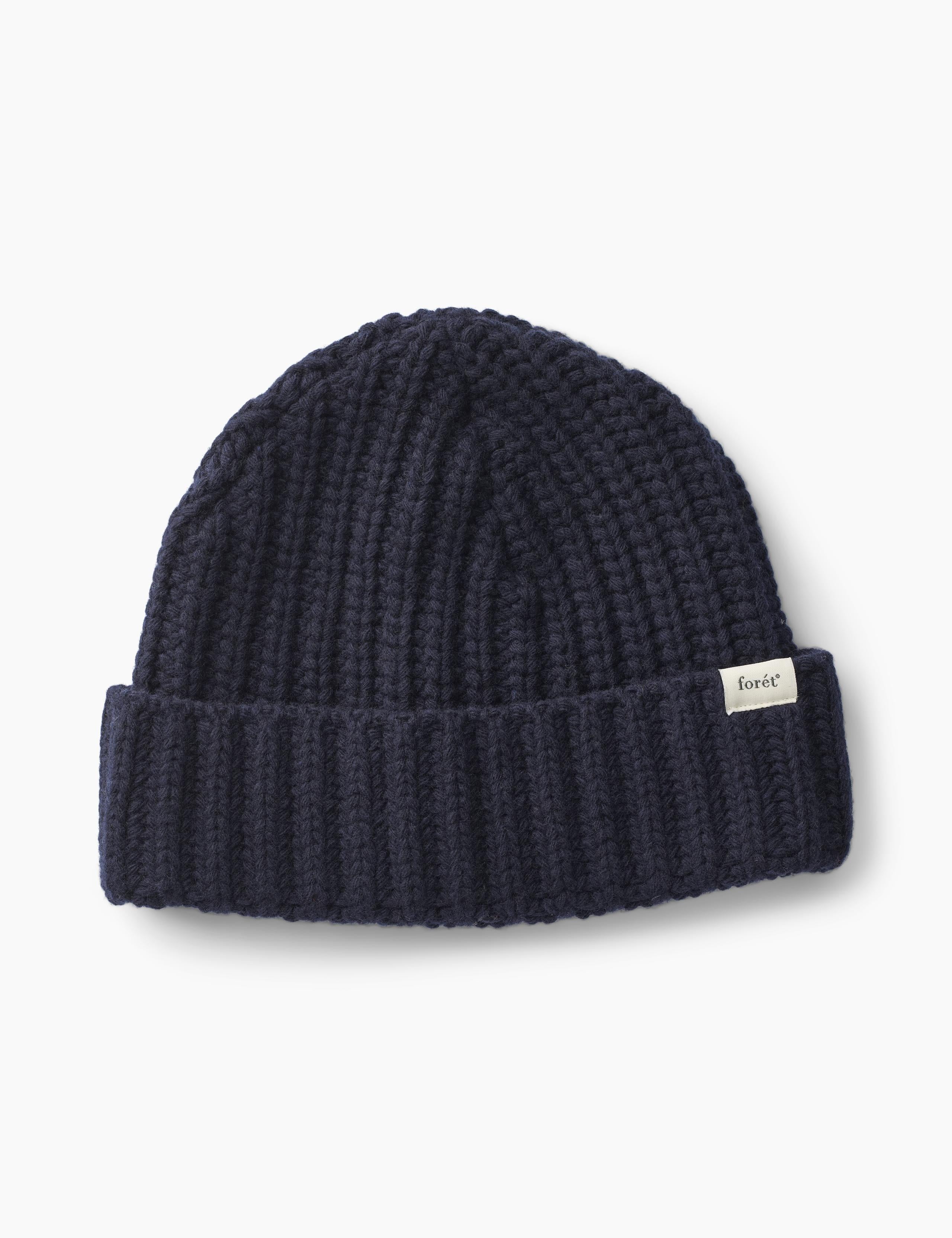 TRIP CHUNKY RIB BEANIE - NAVY