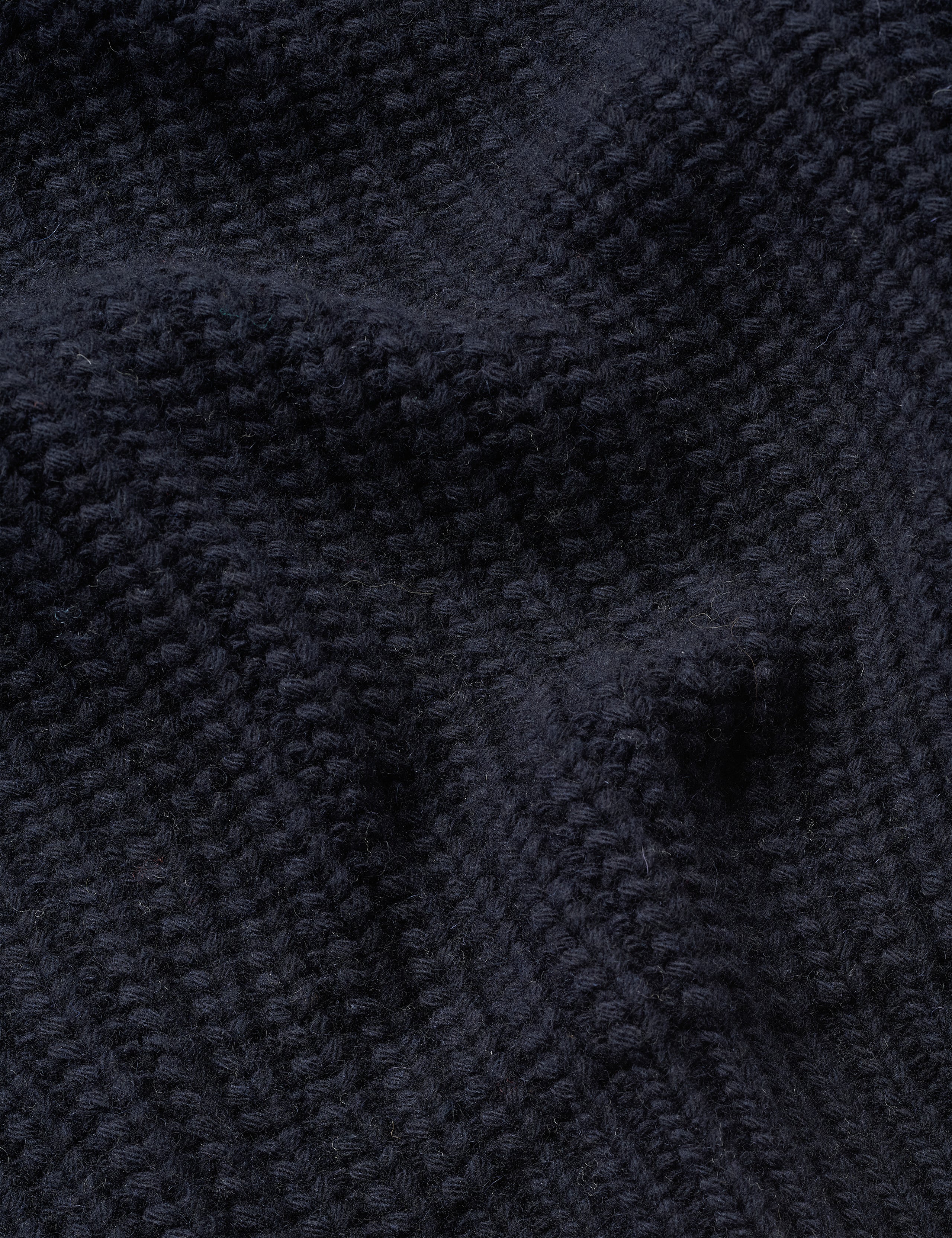 TRIP CHUNKY RIB KNIT - NAVY – foret