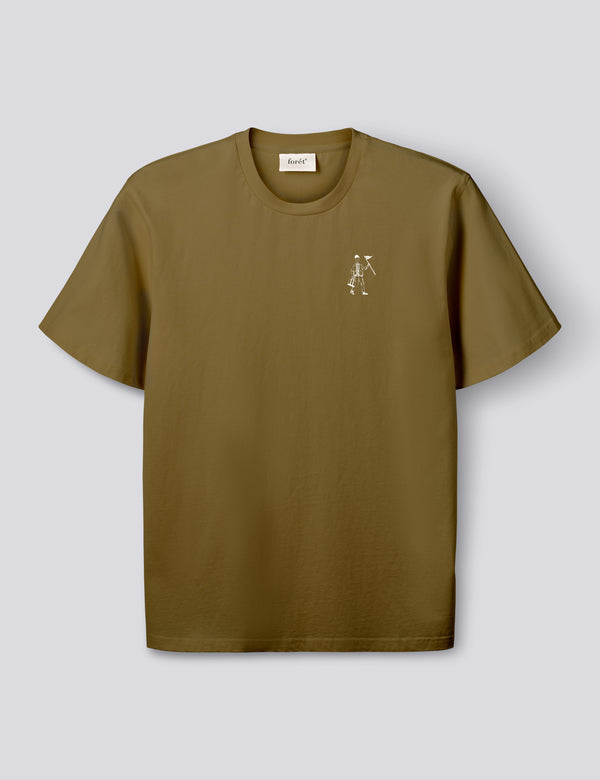 WALKER T-SHIRT - ALGAE GREEN