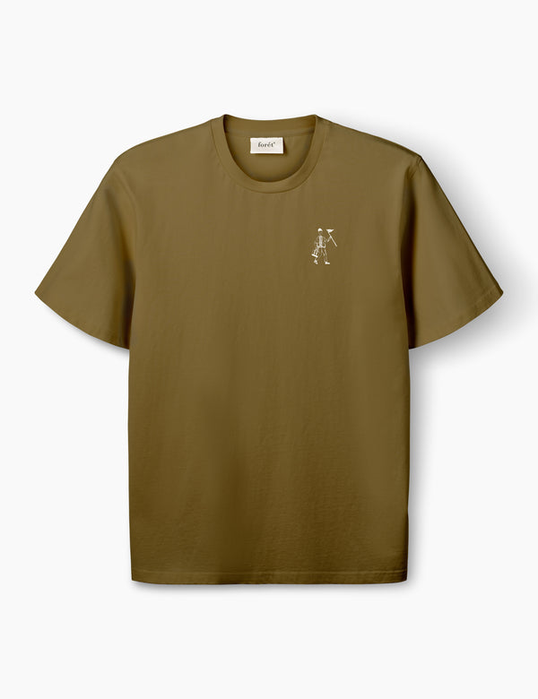 WALKER T-SHIRT - ALGAE GREEN