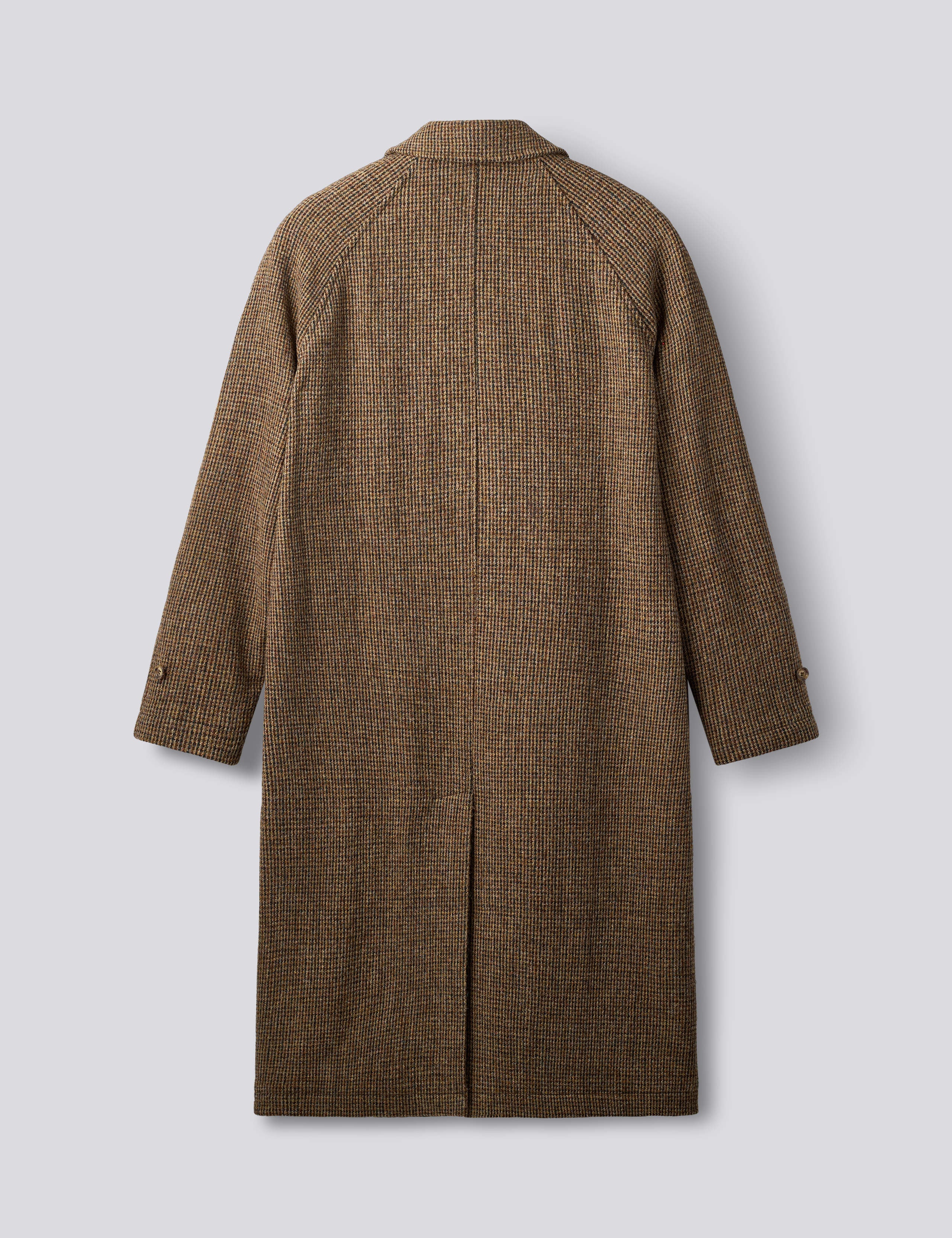 PINE HARRIS TWEED WOOL COAT - CHECK – foret