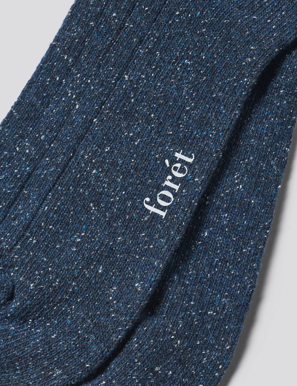 WOOL SOCKS - BLUE DONEGAL