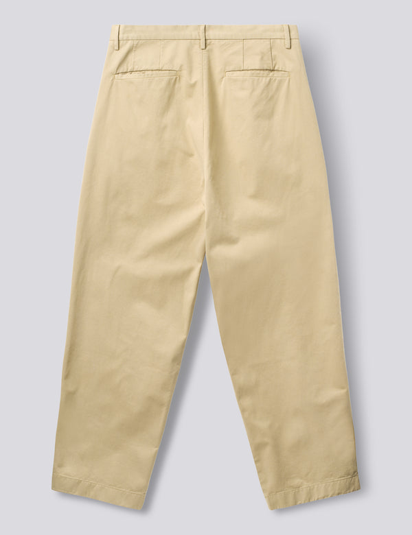 WRITER RELAXED PLEATED PANTS - UNIFORM KHAKI
