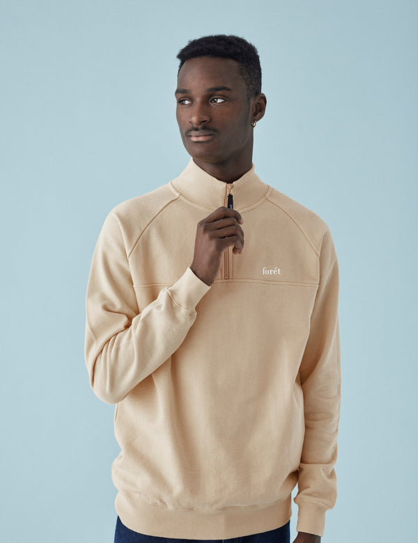 VAST HALF ZIP - KHAKI