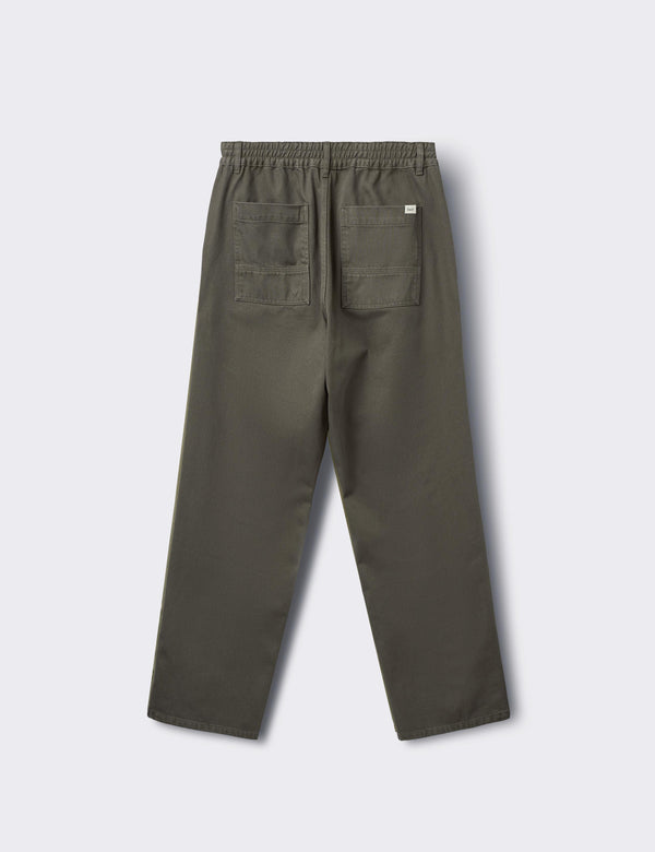 CLAY TWILL PANTS - WOOD