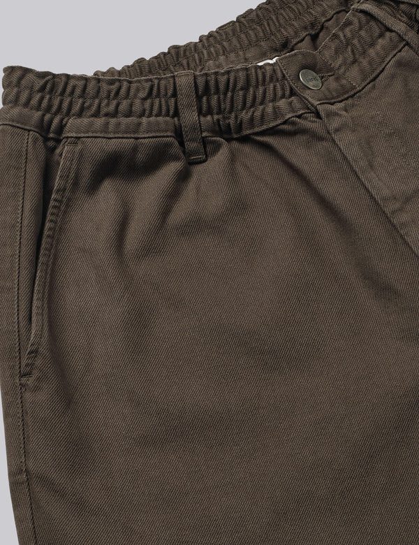 CLAY TWILL PANTS - WOOD