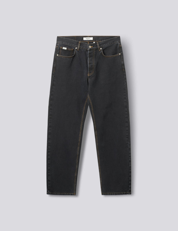 HEATH REGULAR FIT JEANS - BLACK STONE WASH