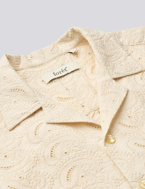 LEO PAISLEY SHIRT - CLOUD