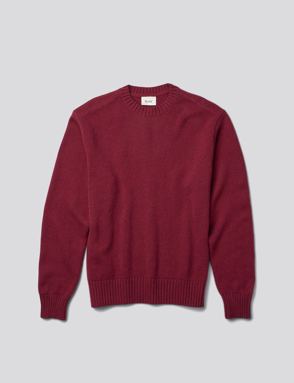 MOULINE RELAXED FIT KNIT - SUMAC RED