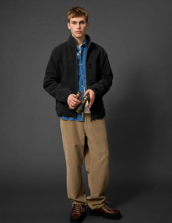 MOUNTAIN FLEECE JACKET - BLACK