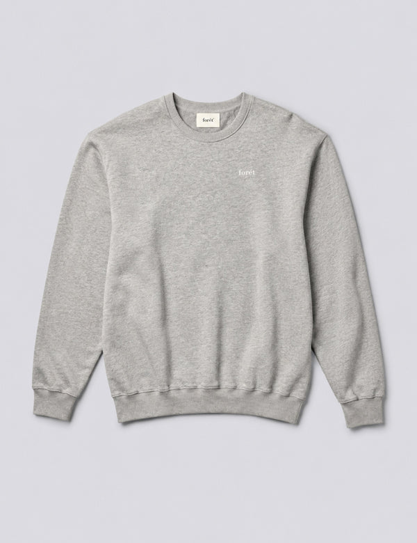 NOON SWEATSHIRT - SNOW MELANGE