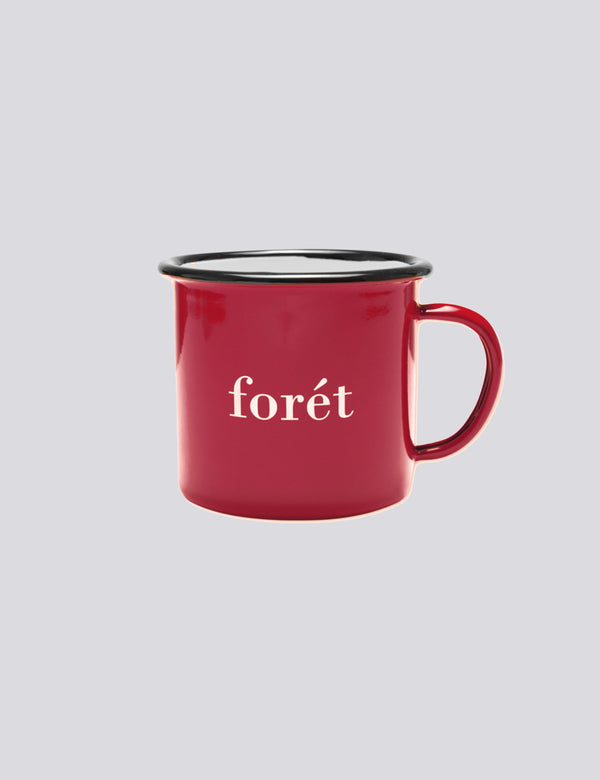 BEAN ENAMEL MUG - RED