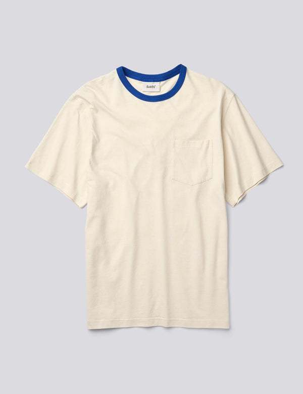 RINGER T-SHIRT - CLOUD
