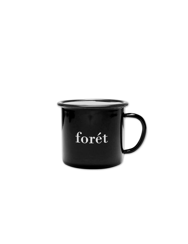 BEAN ENAMEL MUG - BLACK